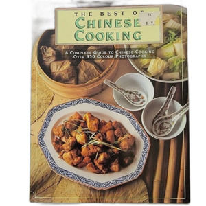 Vintage 1992 The Best of Chinese Cooking Hardcover Book Cookbook Kitchen Photo